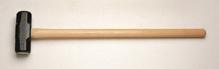 Sledge Hammer, Wood Handle, 36 Inch Size, 12 lbs.