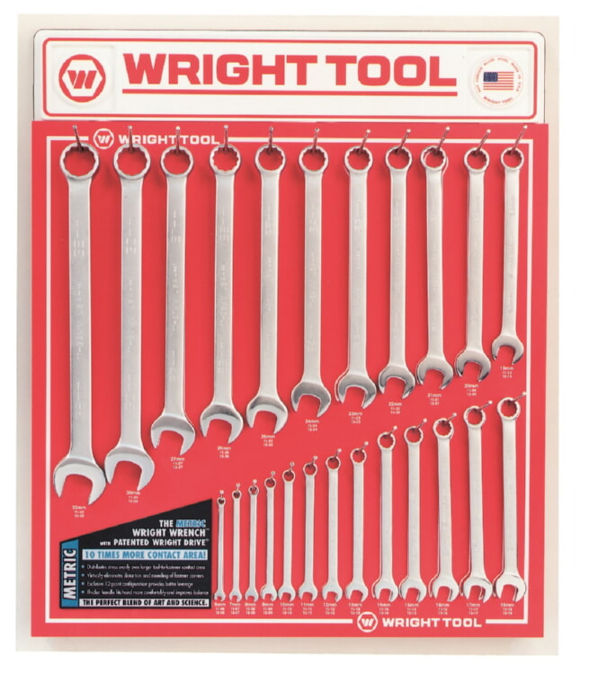 Combination Wrench Set, Full Polished, Pack of 19