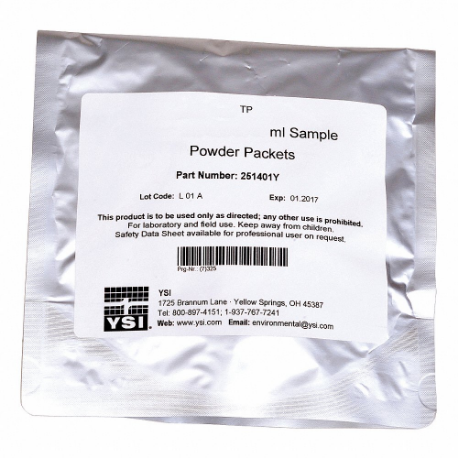 Reagent, Powder Pack, 0 To 3.5 Mg/L For Photometer, 100 PK