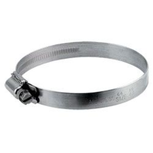 Hose Clamp, 7 To 8-1/2 Inch Clamp Range, Stainless Steel