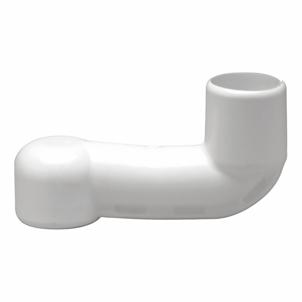 Pipe Covers, 2-/4 Inch Size, Number of Pieces 1, White, PVC