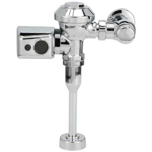 Exposed Sensor Diaphragm Flush Valve With 0.5 GPF and Metal Cover in Chrome